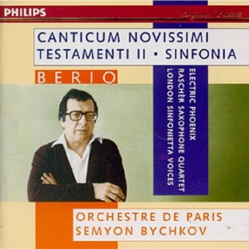 Luciano Berio: Canticum Novissimi Testament II